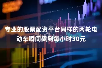专业的股票配资平台同样的两轮电动车瞬间飙到每小时30元